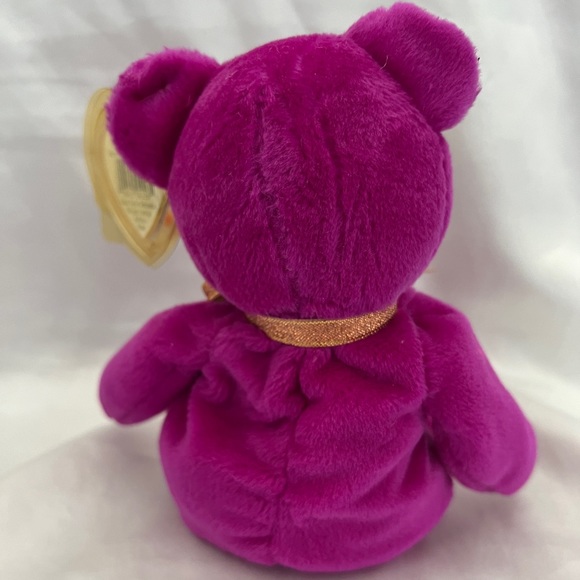 Millennium Bear - Beanie Baby with Original Tags - Picture 3 of 4